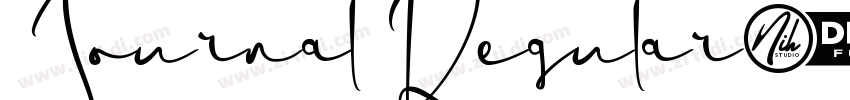 Journal Regular字体转换